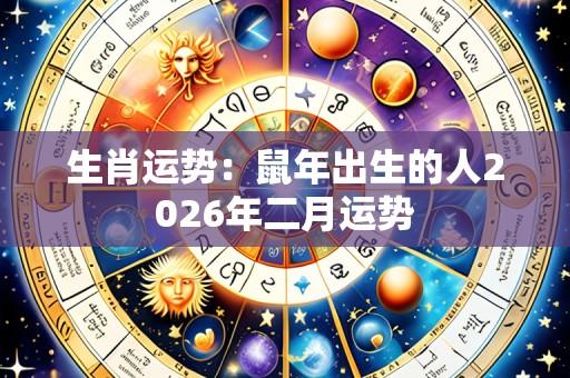 生肖运势:鼠年出生的人2026年二月运势