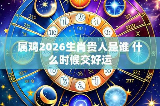 属鸡2026生肖贵人是谁 什么时候交好运