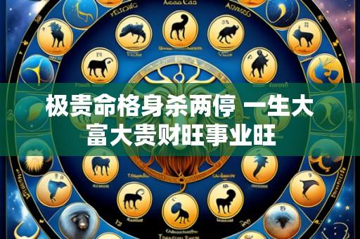 极贵命格身杀两停 一生大富大贵财旺事业旺