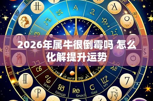 2026年属牛很倒霉吗 怎么化解提升运势