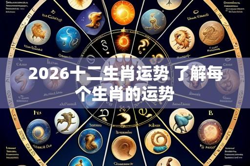 2026十二生肖运势 了解每个生肖的运势