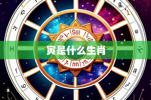 寅是什么生肖