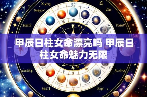 甲辰日柱女命漂亮吗 甲辰日柱女命魅力无限