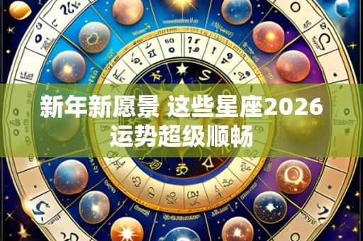 新年新愿景 这些星座2026运势超级顺畅