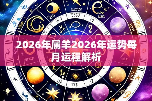 2026年属羊2026年运势每月运程解析