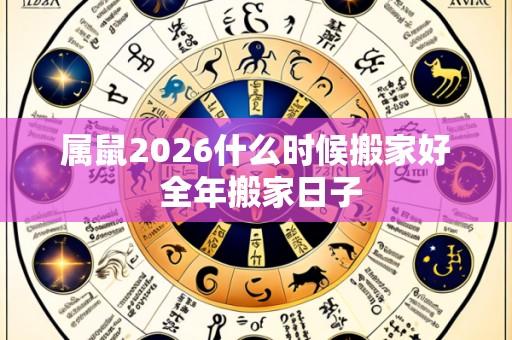 属鼠2026什么时候搬家好 全年搬家日子