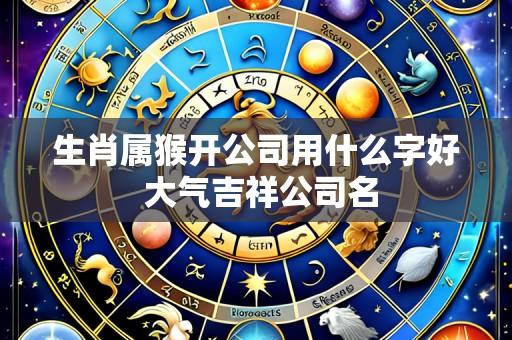 生肖属猴开公司用什么字好 大气吉祥公司名