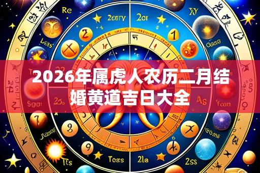 2026年属虎人农历二月结婚黄道吉日大全