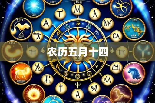 农历五月十四