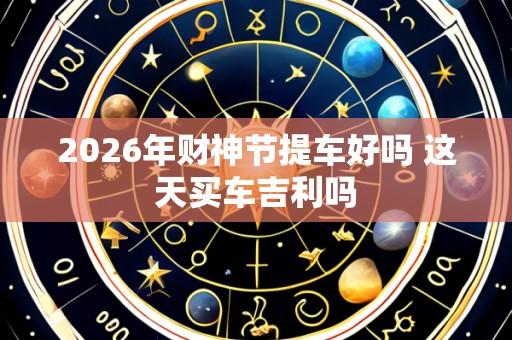 2026年财神节提车好吗 这天买车吉利吗