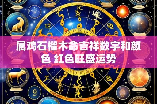 属鸡石榴木命吉祥数字和颜色 红色旺盛运势