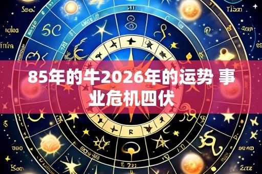 85年的牛2026年的运势 事业危机四伏
