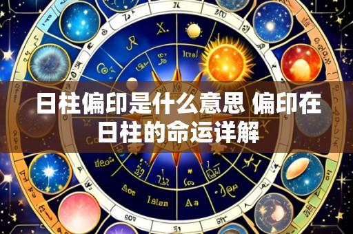 日柱偏印是什么意思 偏印在日柱的命运详解