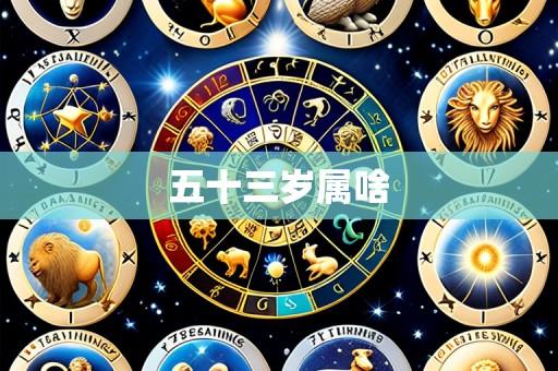 五十三岁属啥