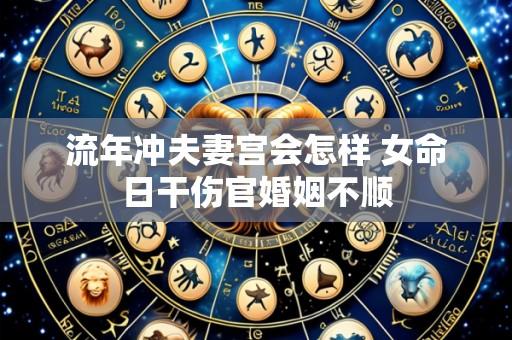 流年冲夫妻宫会怎样 女命日干伤官婚姻不顺