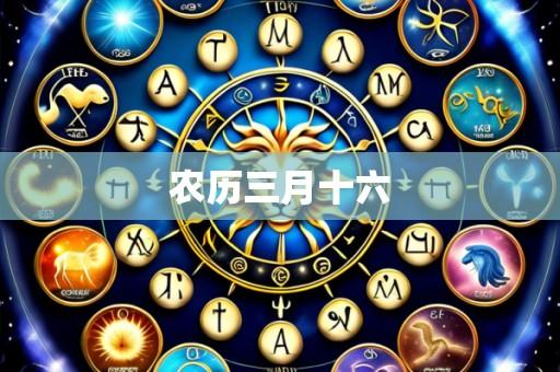 农历三月十六