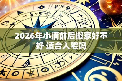 2026年小满前后搬家好不好 适合入宅吗