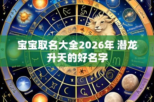 宝宝取名大全2026年 潜龙升天的好名字