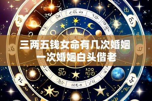 三两五钱女命有几次婚姻 一次婚姻白头偕老