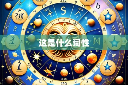 这是什么词性