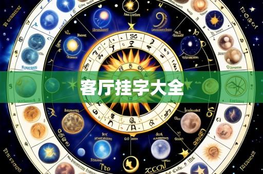 客厅挂字大全