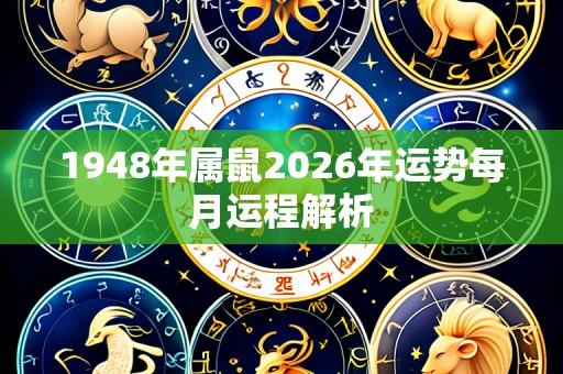 1948年属鼠2026年运势每月运程解析