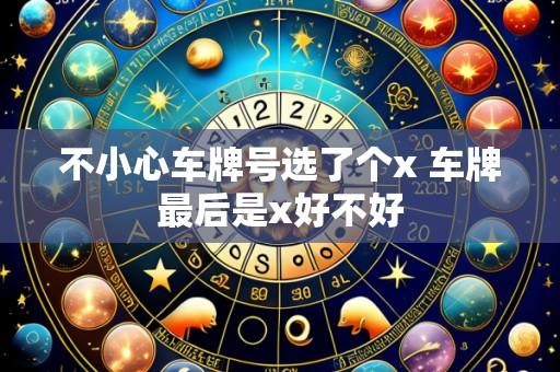不小心车牌号选了个x 车牌最后是x好不好