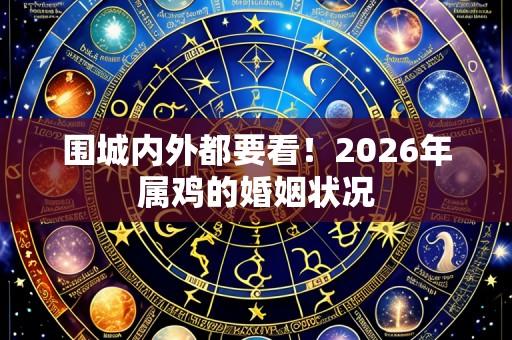 围城内外都要看！2026年属鸡的婚姻状况