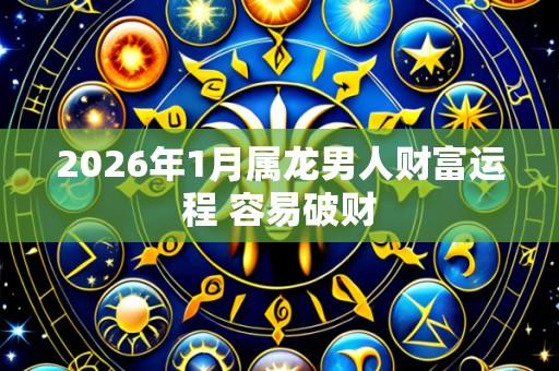 2026年1月属龙男人财富运程 容易破财