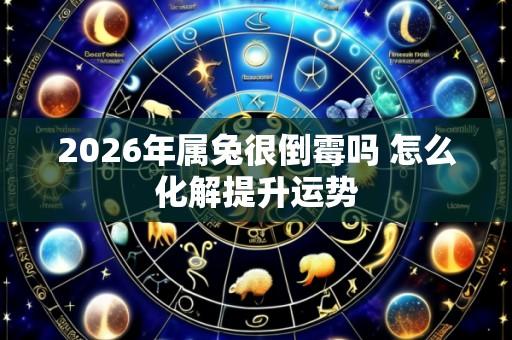 2026年属兔很倒霉吗 怎么化解提升运势