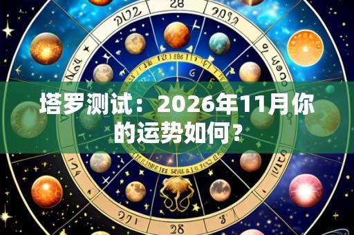 塔罗测试:2026年11月你的运势如何?