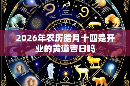 2026年农历腊月十四是开业的黄道吉日吗