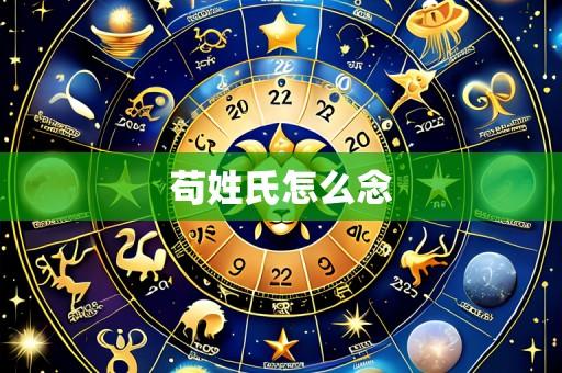 苟姓氏怎么念