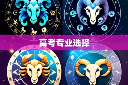 高考专业选择