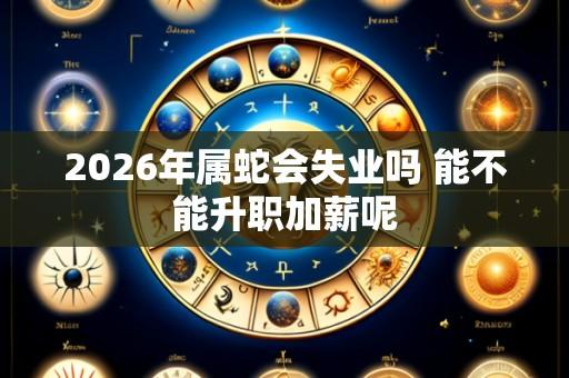 2026年属蛇会失业吗 能不能升职加薪呢