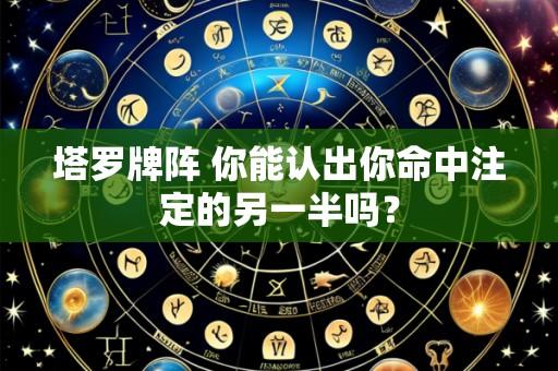 塔罗牌阵 你能认出你命中注定的另一半吗?
