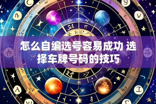 怎么自编选号容易成功 选择车牌号码的技巧