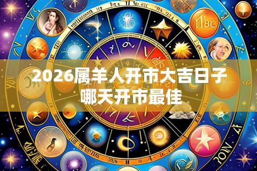 2026属羊人开市大吉日子 哪天开市最佳
