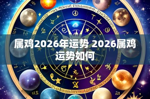 属鸡2026年运势 2026属鸡运势如何