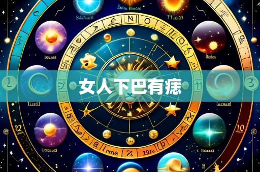 女人下巴有痣