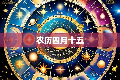 农历四月十五