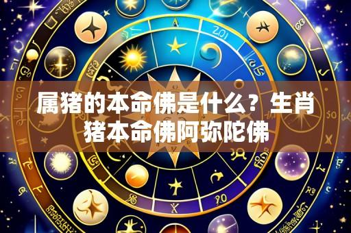 属猪的本命佛是什么?生肖猪本命佛阿弥陀佛