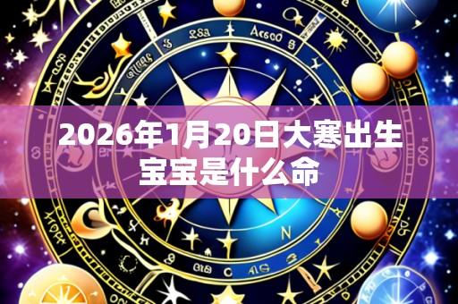 2026年1月20日大寒出生宝宝是什么命