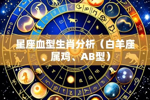 星座血型生肖分析(白羊座、属鸡、AB型)