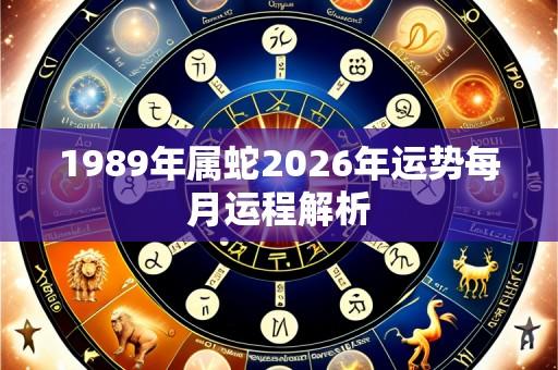 1989年属蛇2026年运势每月运程解析