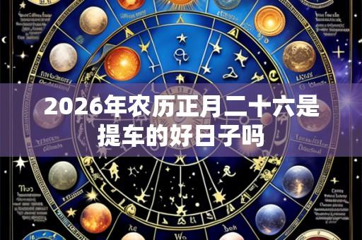 2026年农历正月二十六是提车的好日子吗