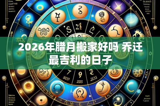 2026年腊月搬家好吗 乔迁最吉利的日子