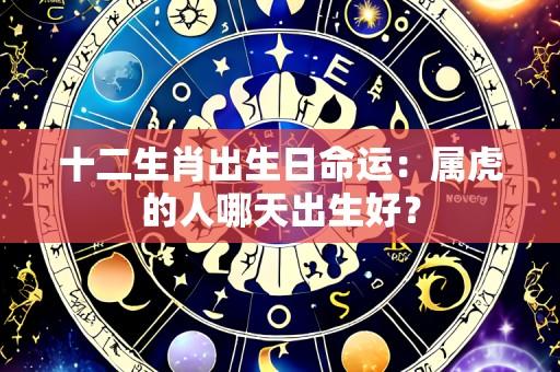 十二生肖出生日命运:属虎的人哪天出生好?