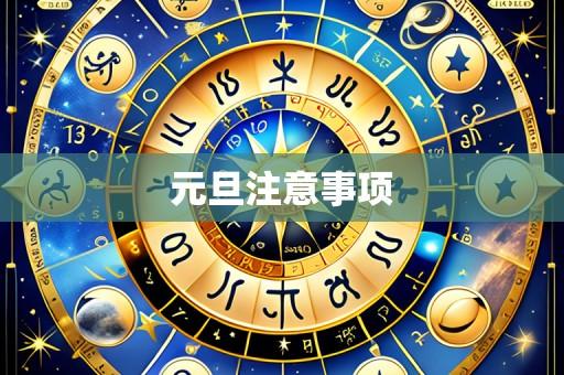 元旦注意事项