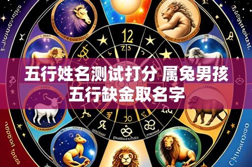 五行姓名测试打分 属兔男孩五行缺金取名字